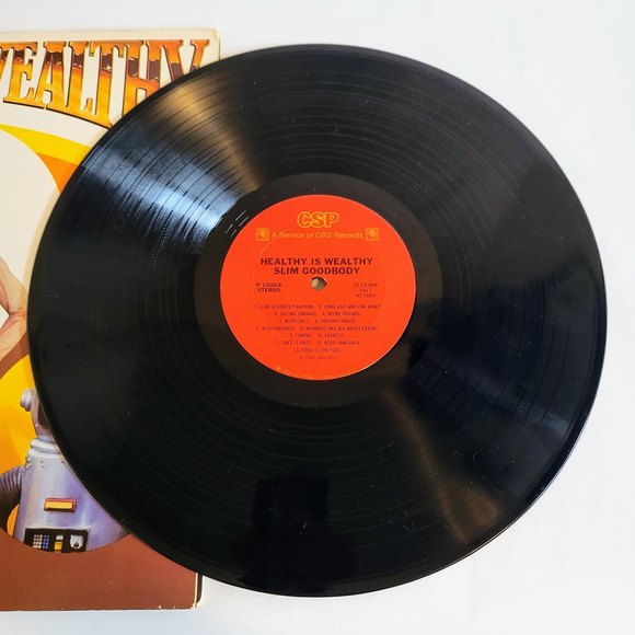 Vintage 1970's Healthy And Wealthy Captain Kangaroo Slimgoo12 inch Vinyl Record. - Picture 10 of 10